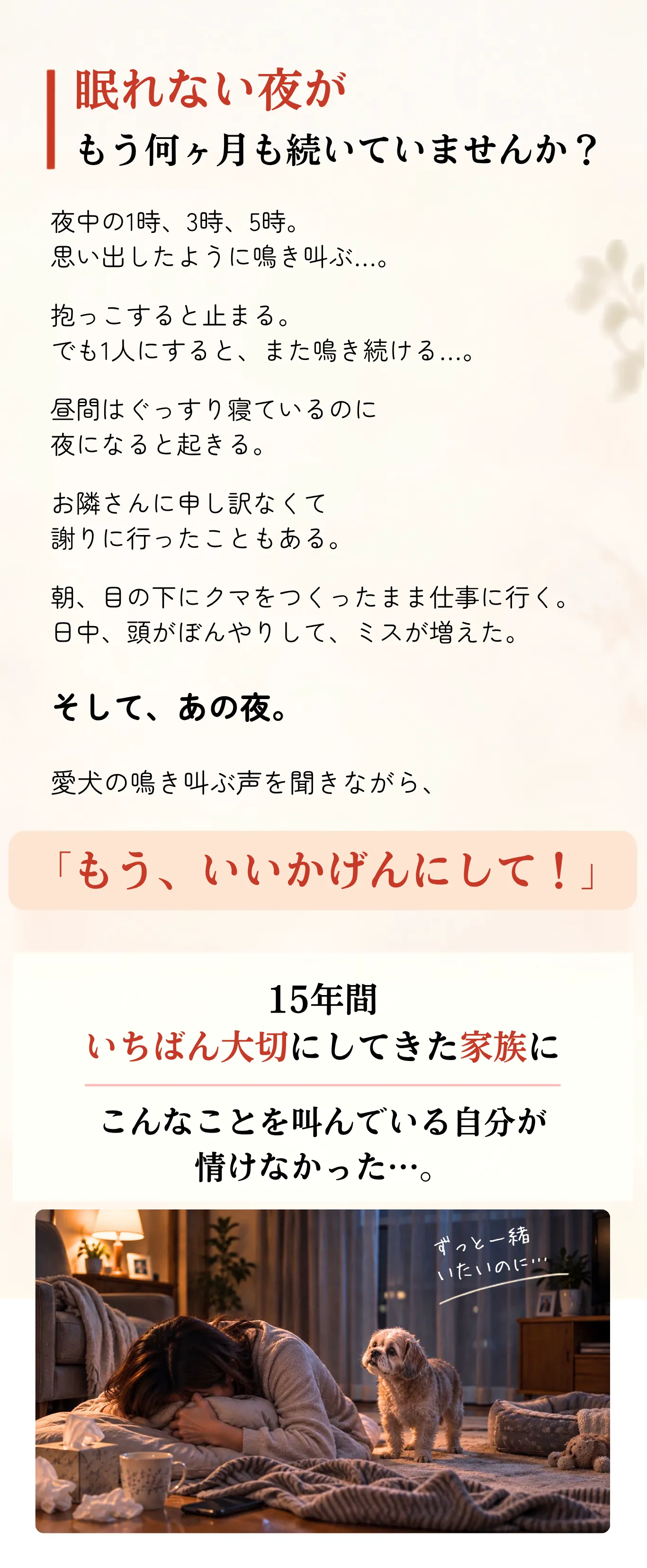 眠れない夜のお悩み