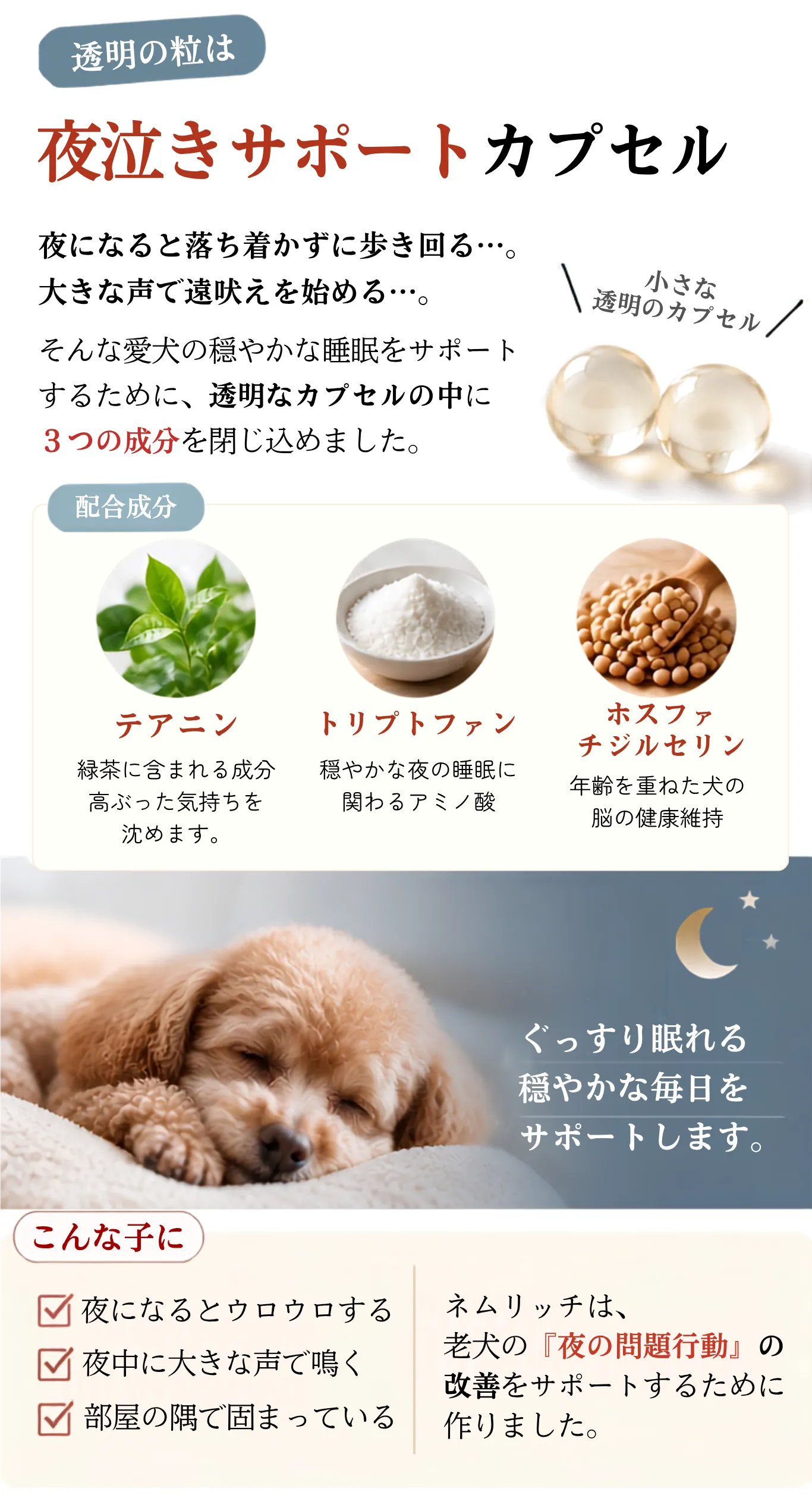 夜泣きサポートカプセル